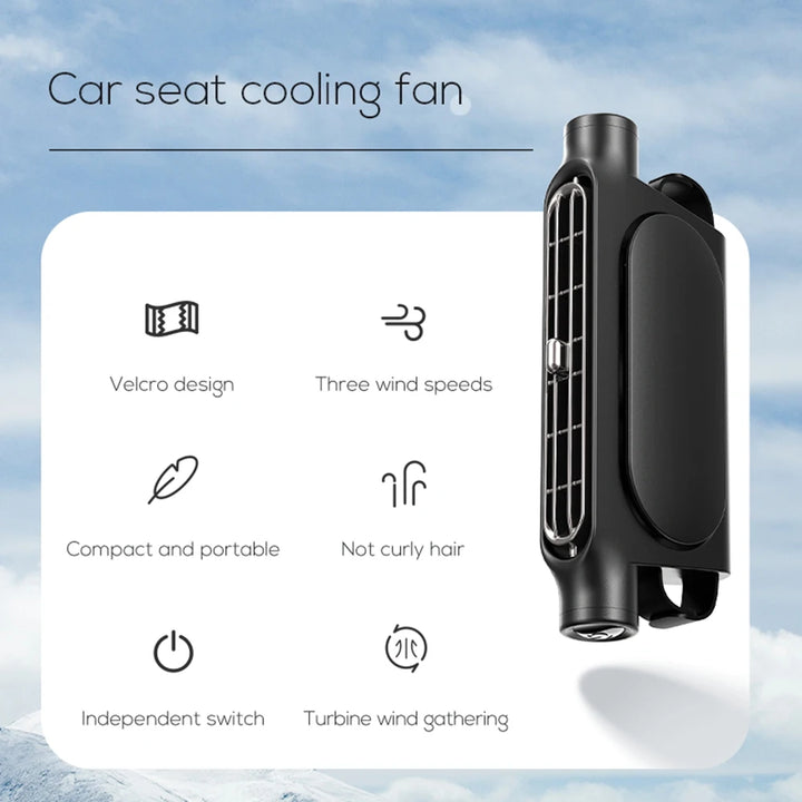 BreezeRide™ Car Seat Cooling Fan