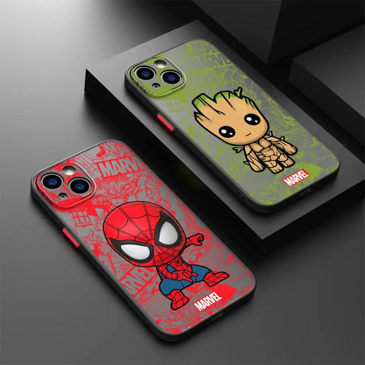 Spider Man/Groot iPhone Case