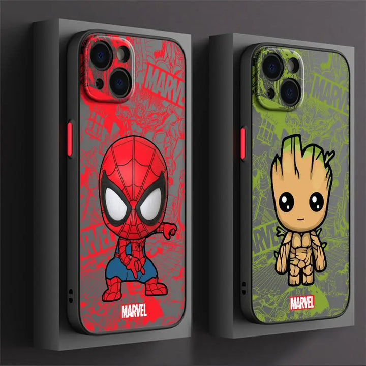 Spider Man/Groot iPhone Case