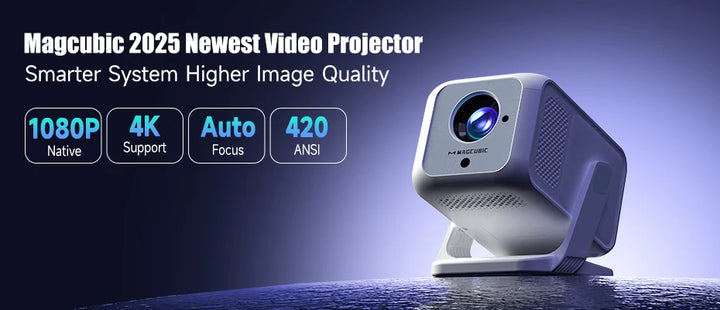 Magcubic Projector HY300 Pro 4K Android 11 Dual Wifi6 260ANSI Allwinner H713 BT5.0 1080P 1280*720P Home Cinema Outdoor Projetor