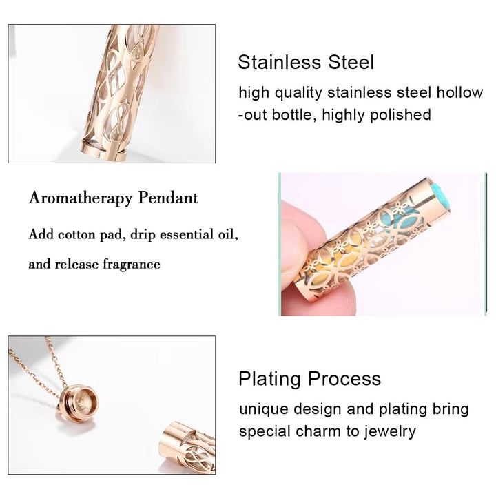 AromaCharm™ Essential Oil Diffuser Necklace