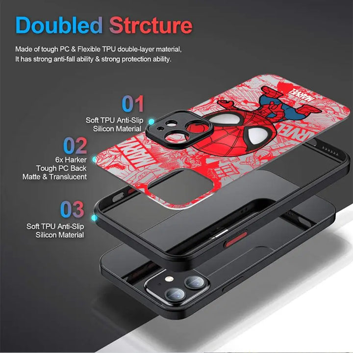 Spider Man/Groot iPhone Case